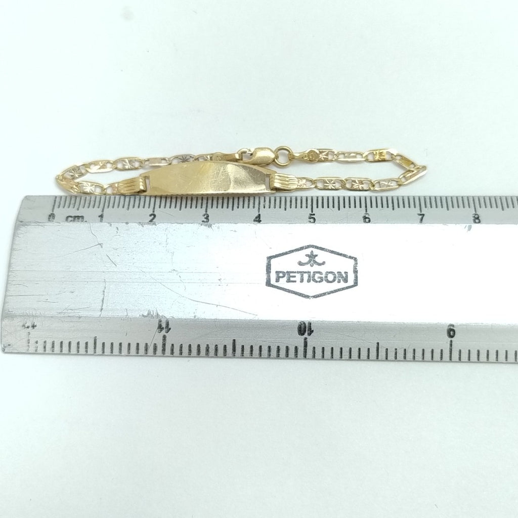 ESCLAVA ORO COMBINADO 14 K 2.7 GRMS (SEMINUEVO)