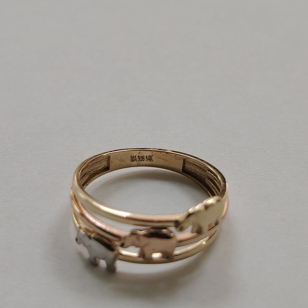 ANILLOS DAMA ORO 14K 2 (NUEVO)