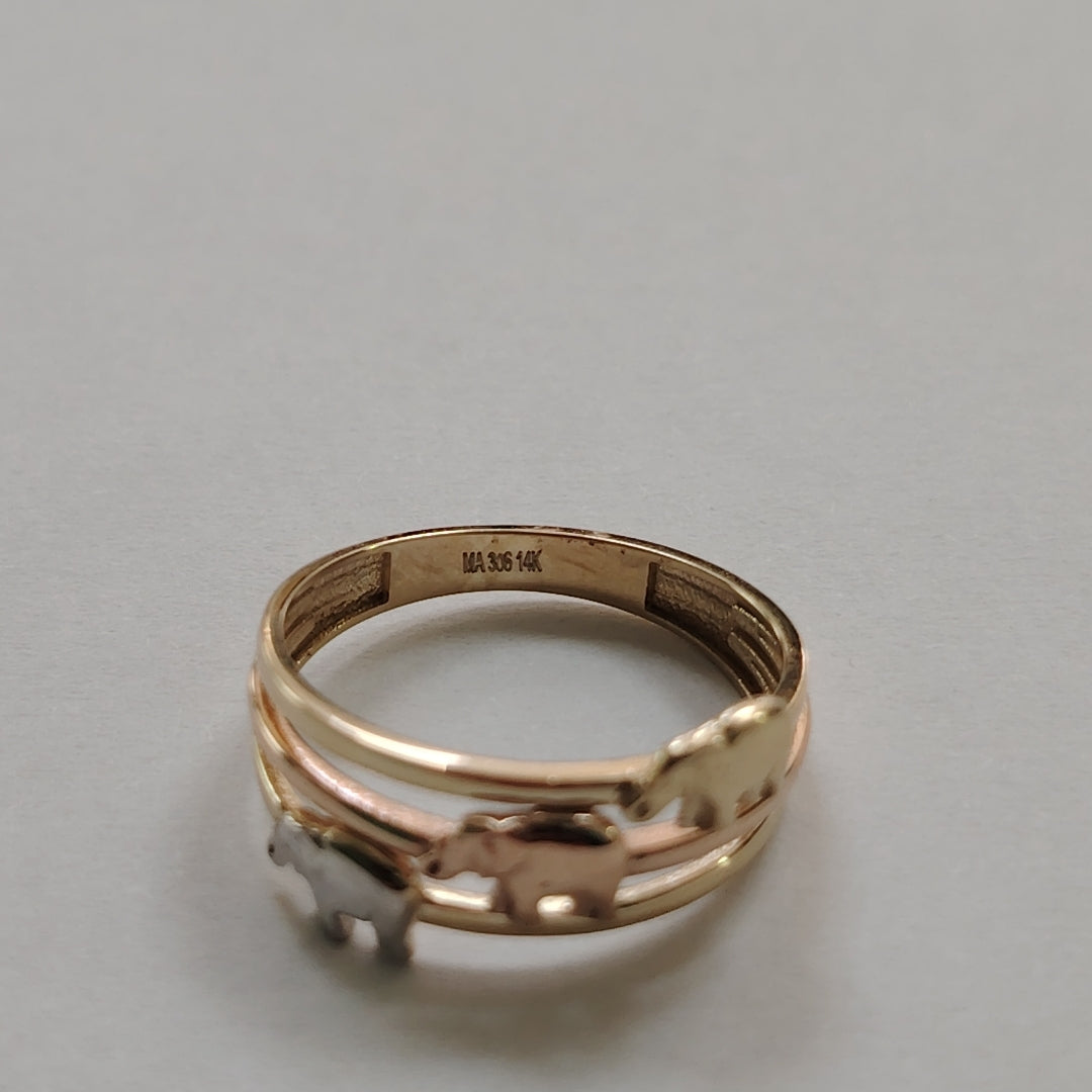 ANILLOS DAMA ORO 14K 2 (NUEVO)