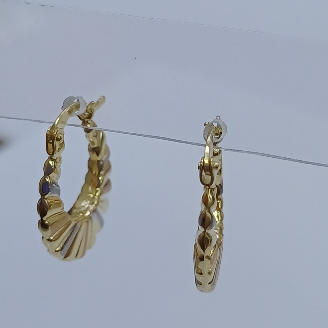 ARRACADAS ORO 14K 1.5 (NUEVO)