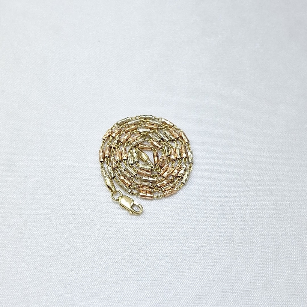 CADENA ORO COMBINADO 14 K 6,00 GRMS (SEMINUEVO)