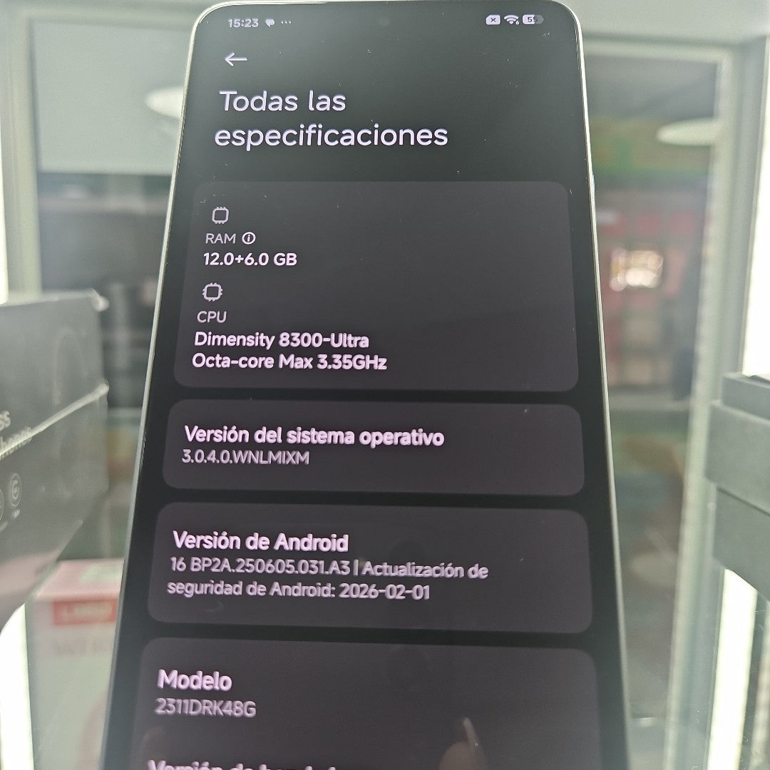CELULAR XIAOMI POCO X6 PRO 2311DRK48G (2024) 512 GB 12 GB RAM (SEMINUEVO)