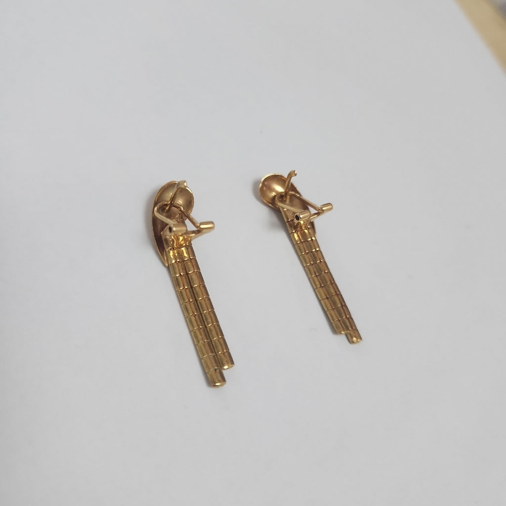 ARETES PAR ORO 18 K 7,30 GRMS (SEMINUEVO)
