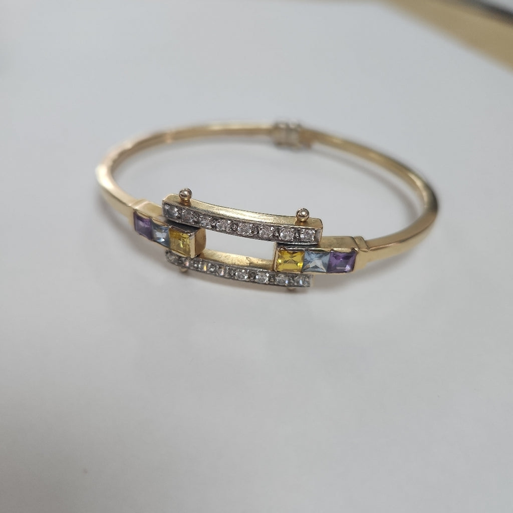 PULSERA RIGIDA ORO 14 K 11,70 GRMS (SEMINUEVO)