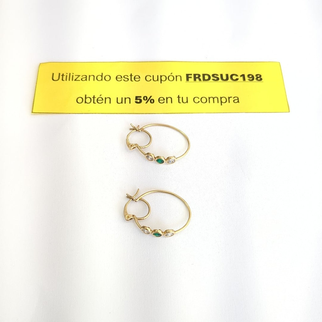ARETES PAR ORO 10 K 2,50 GRMS (SEMINUEVO)