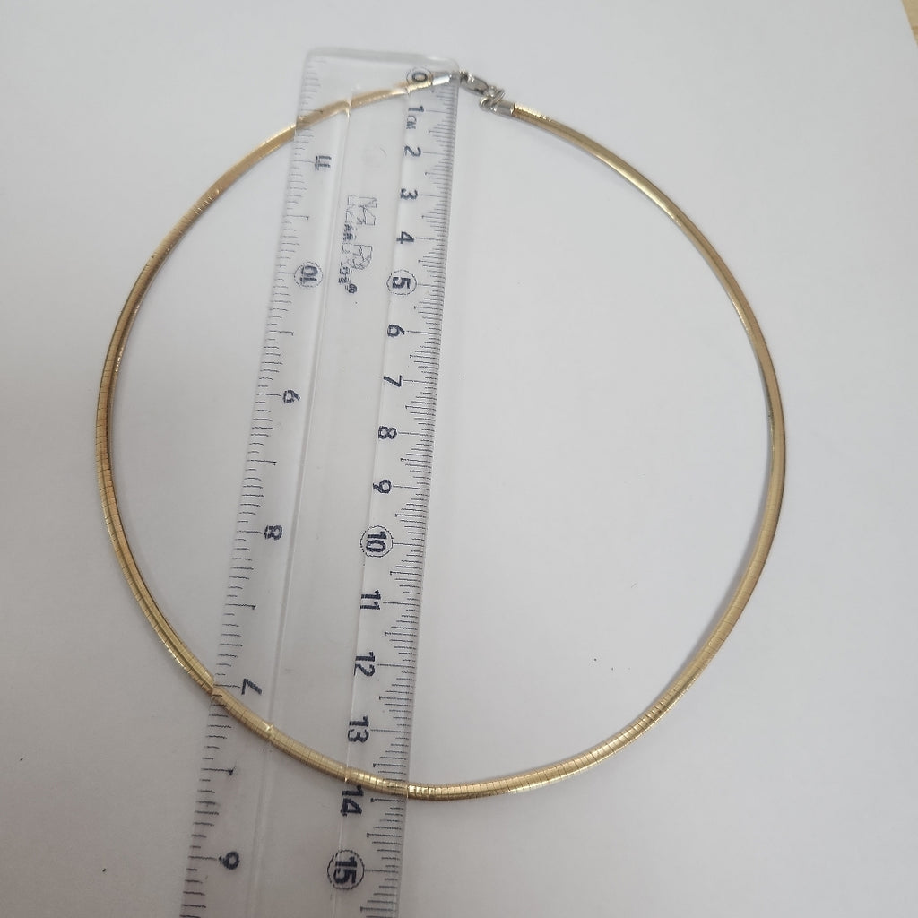 GARGANTILLA ORO,ORO BLANCO 14 K 10,80 GRMS (SEMINUEVO)