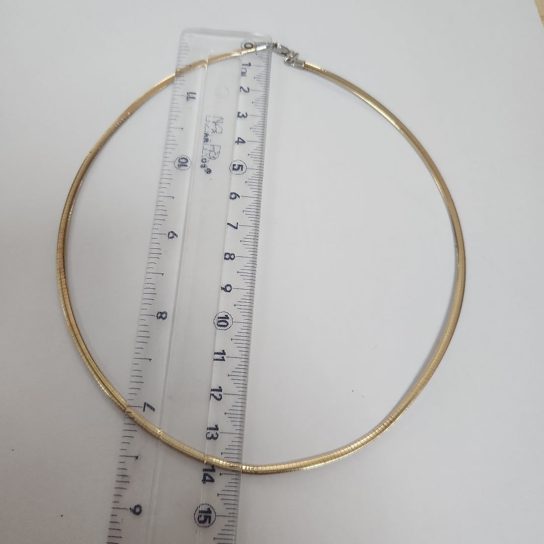 GARGANTILLA ORO,ORO BLANCO 14 K 10,80 GRMS (SEMINUEVO)