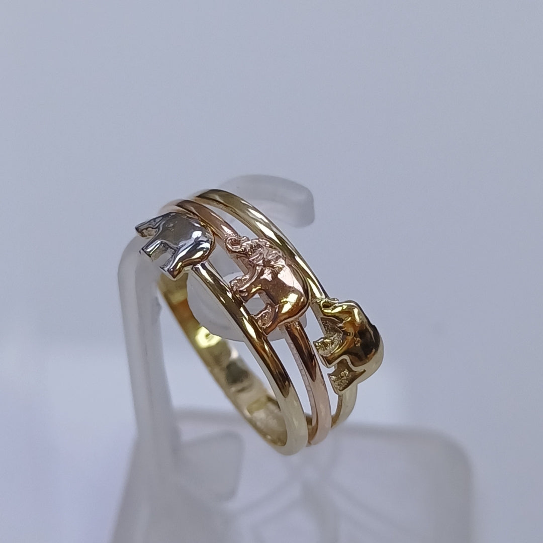 ANILLOS DAMA ORO 14K 2 (NUEVO)