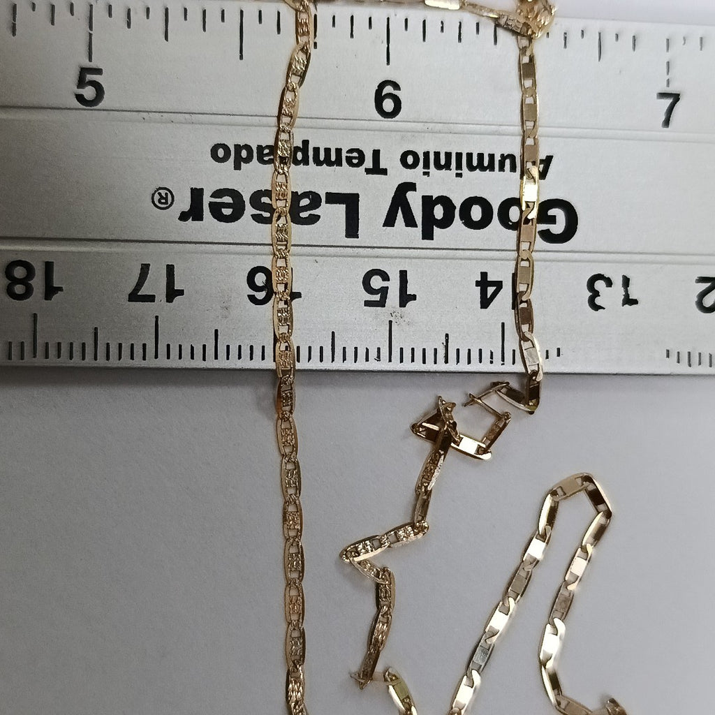 CADENA ORO COMBINADO 14 K 2,20 GRMS (SEMINUEVO)