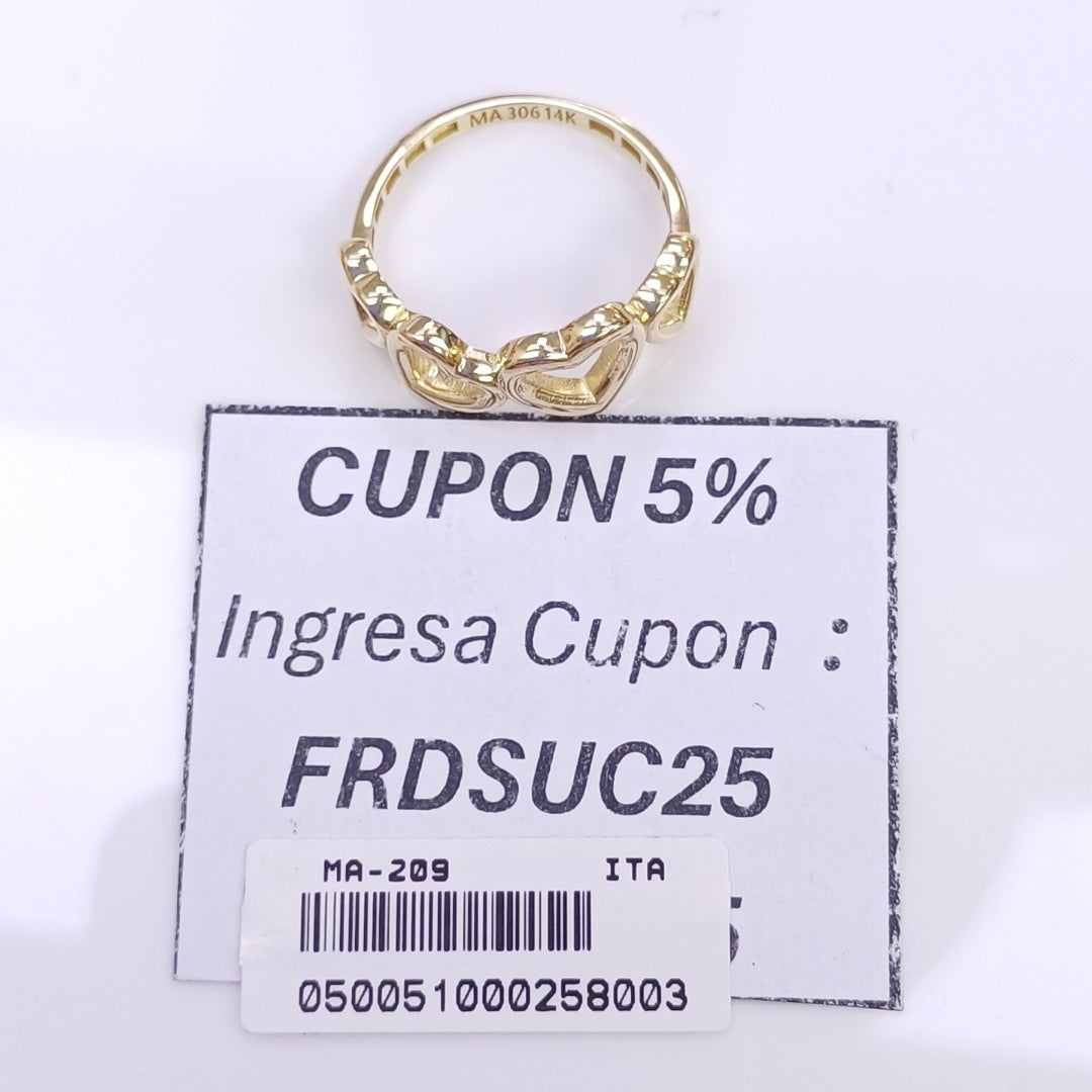 ANILLOS DAMA ORO 14K 2.1 (NUEVO)
