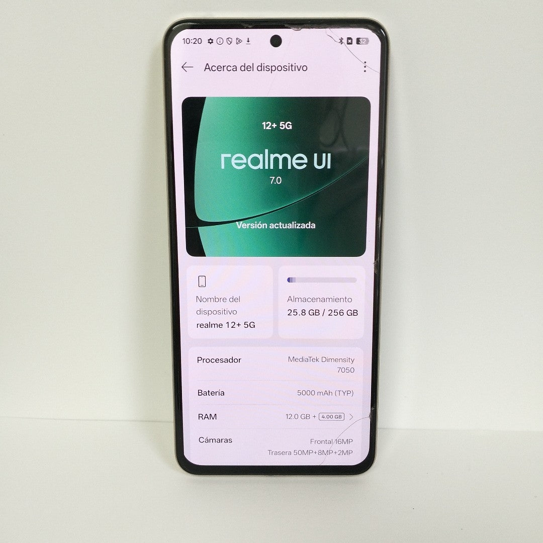 CELULAR REALME 12+ 5G RMX3867 (2024) 256 GB 12 GB RAM (SEMINUEVO)