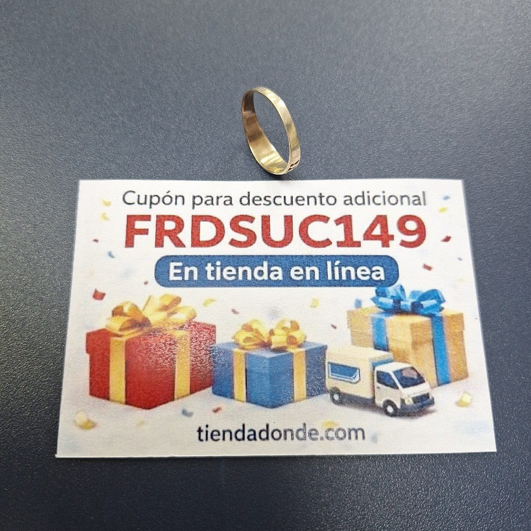 ANILLITO ORO 10 K 1,50 GRMS (SEMINUEVO)
