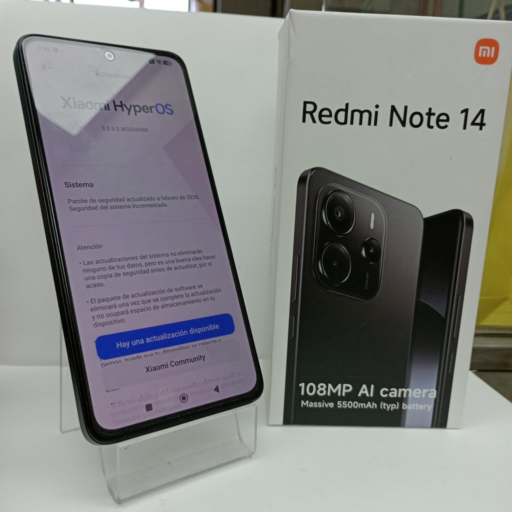 CELULAR XIAOMI REDMI NOTE 14 24117RN76L (2025) 256 GB 8 GB RAM (SEMINUEVO)