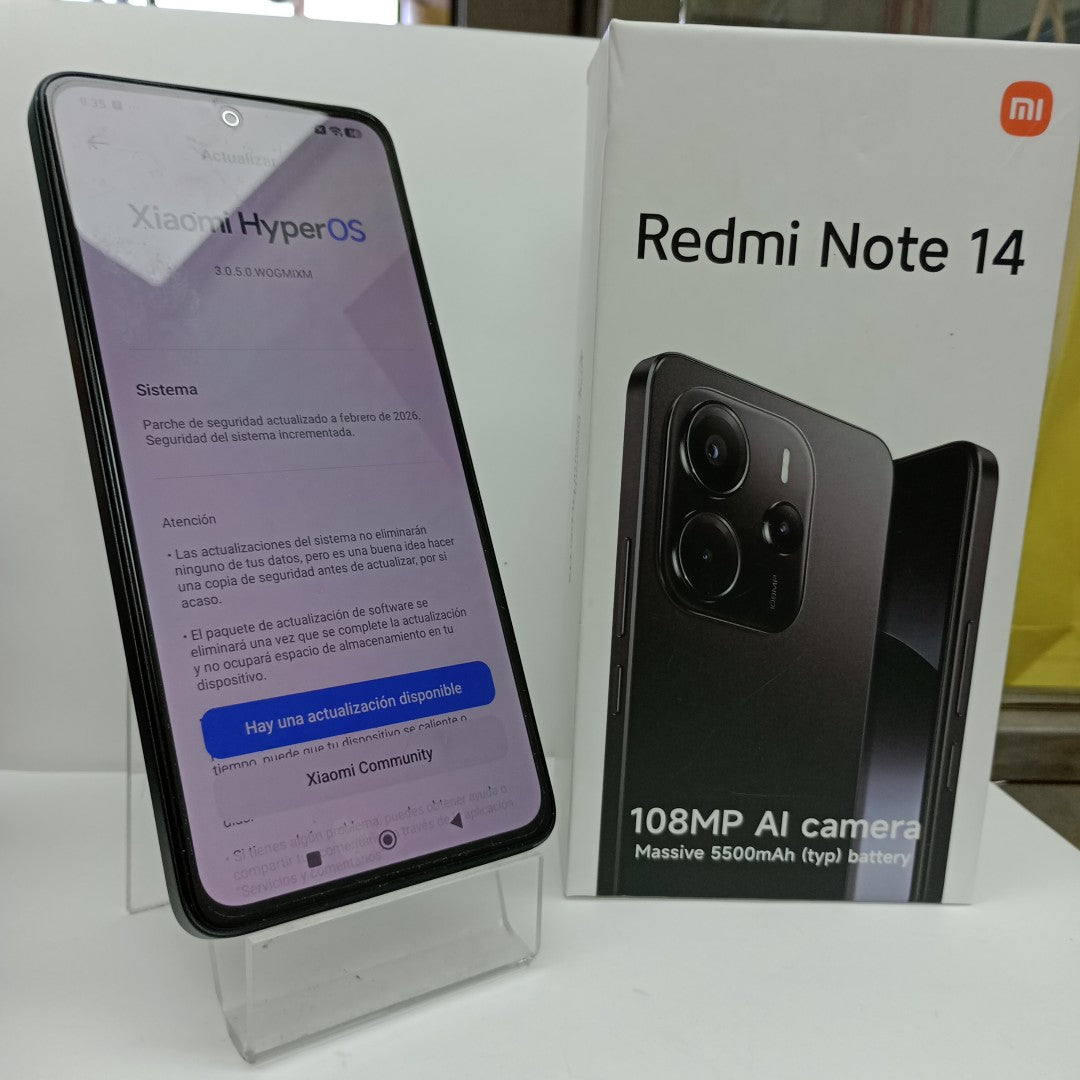 CELULAR XIAOMI REDMI NOTE 14 24117RN76L (2025) 256 GB 8 GB RAM (SEMINUEVO)