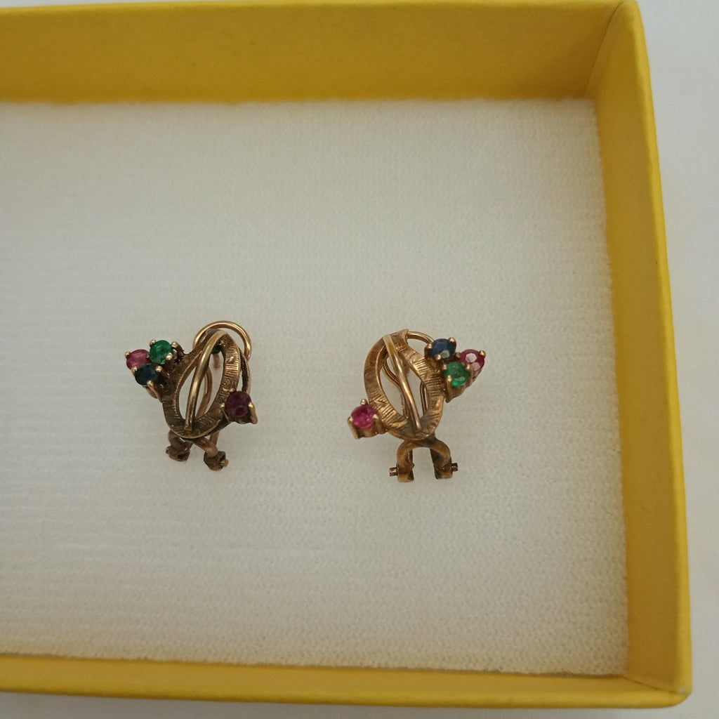 ARETES PAR ORO 8 K 2.4 GRMS (SEMINUEVO)