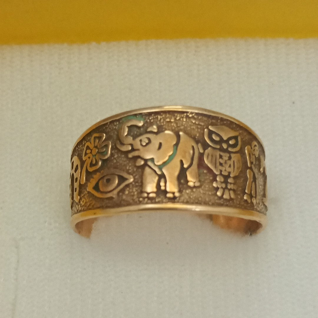 ARGOLLA DE LA SUERTE ORO 14 K 5,10 GRMS (SEMINUEVO)