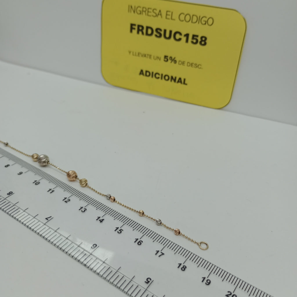 PULSERA ORO 14 K 2.3 GRMS (SEMINUEVO)