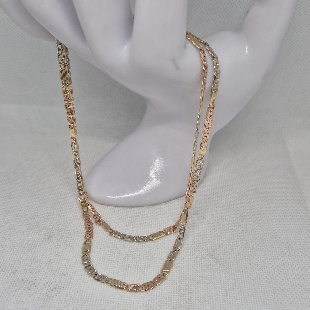 CADENA ORO COMBINADO 10 K 17.8 GRMS (SEMINUEVO)