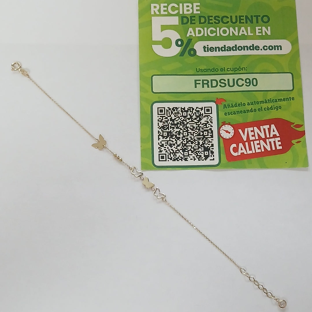 PULSERAS DAMA ORO 14K 1 (NUEVO)