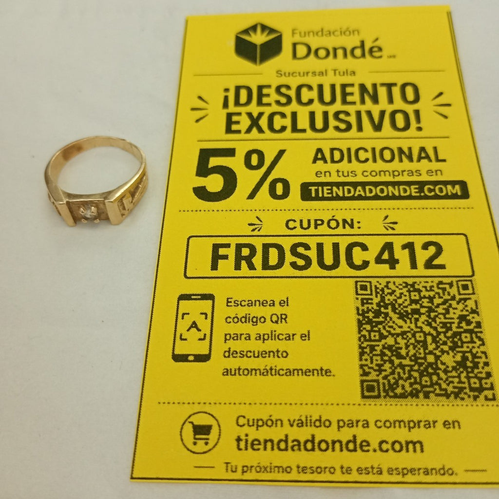 ANILLITO ORO 10 K 2.3 GRMS (SEMINUEVO)