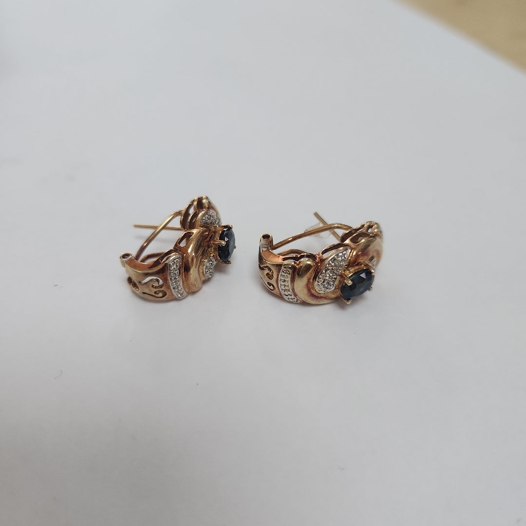 ARETES PAR ORO 14 K 7.8 GRMS (SEMINUEVO)