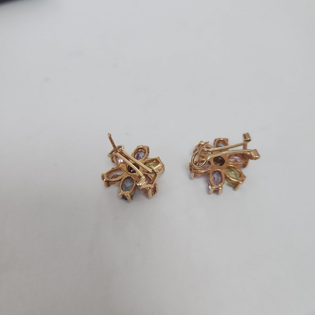 ARETES PAR ORO 14 K 7.2 GRMS (SEMINUEVO)
