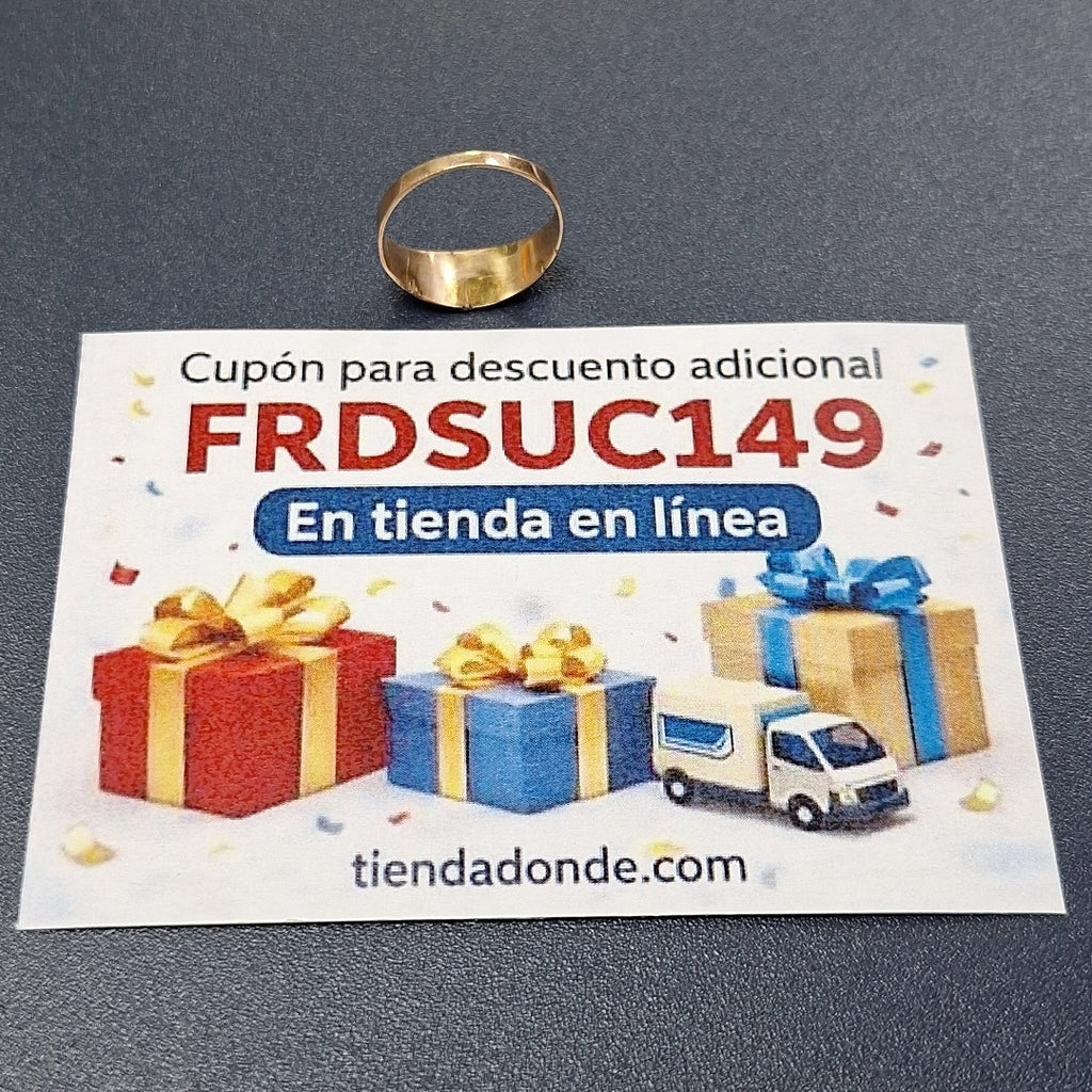 ANILLO DE GRADUACIÓN ORO 8 K 1.3 GRMS (SEMINUEVO)