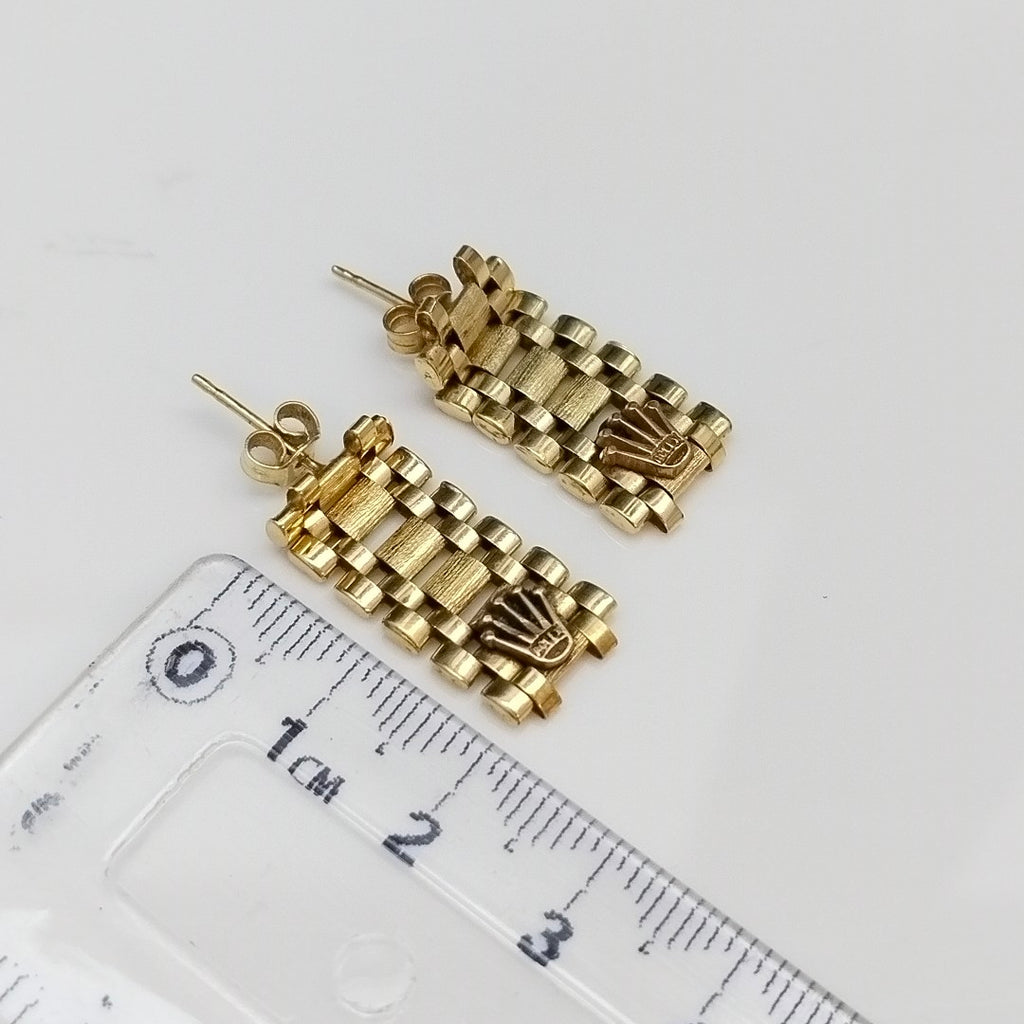 ARETES PAR ORO 10 K 4,20 GRMS (SEMINUEVO)