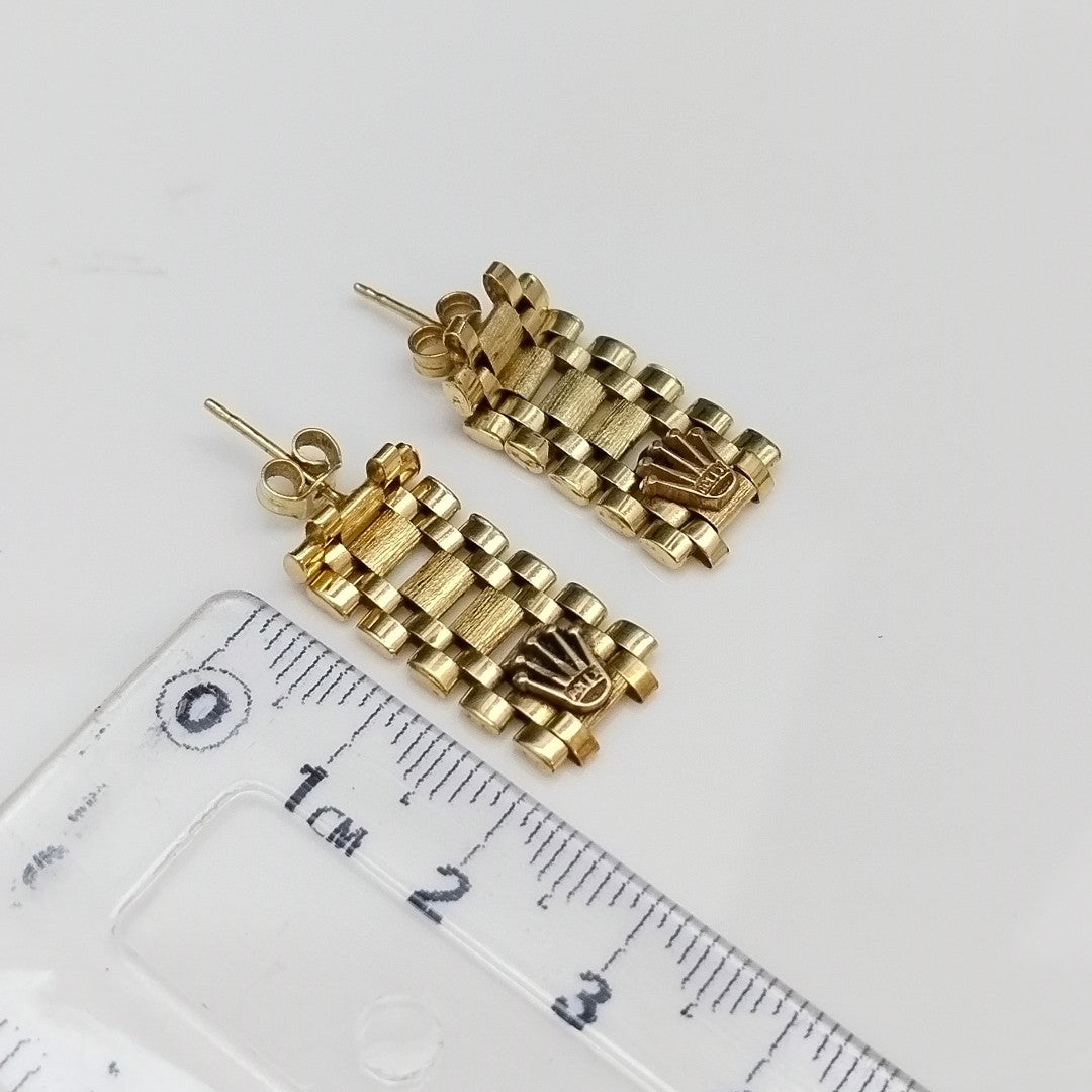 ARETES PAR ORO 10 K 4,20 GRMS (SEMINUEVO)