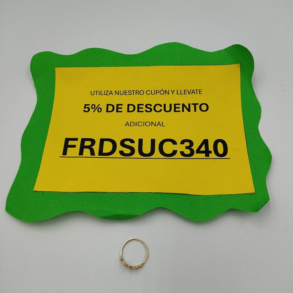 ANILLOS DAMA ORO 14K 1.4 (NUEVO)