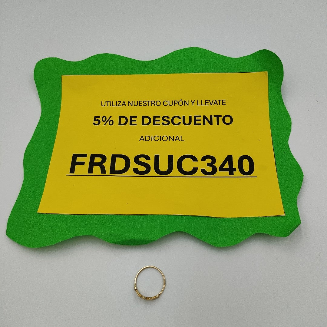 ANILLOS DAMA ORO 14K 1.4 (NUEVO)