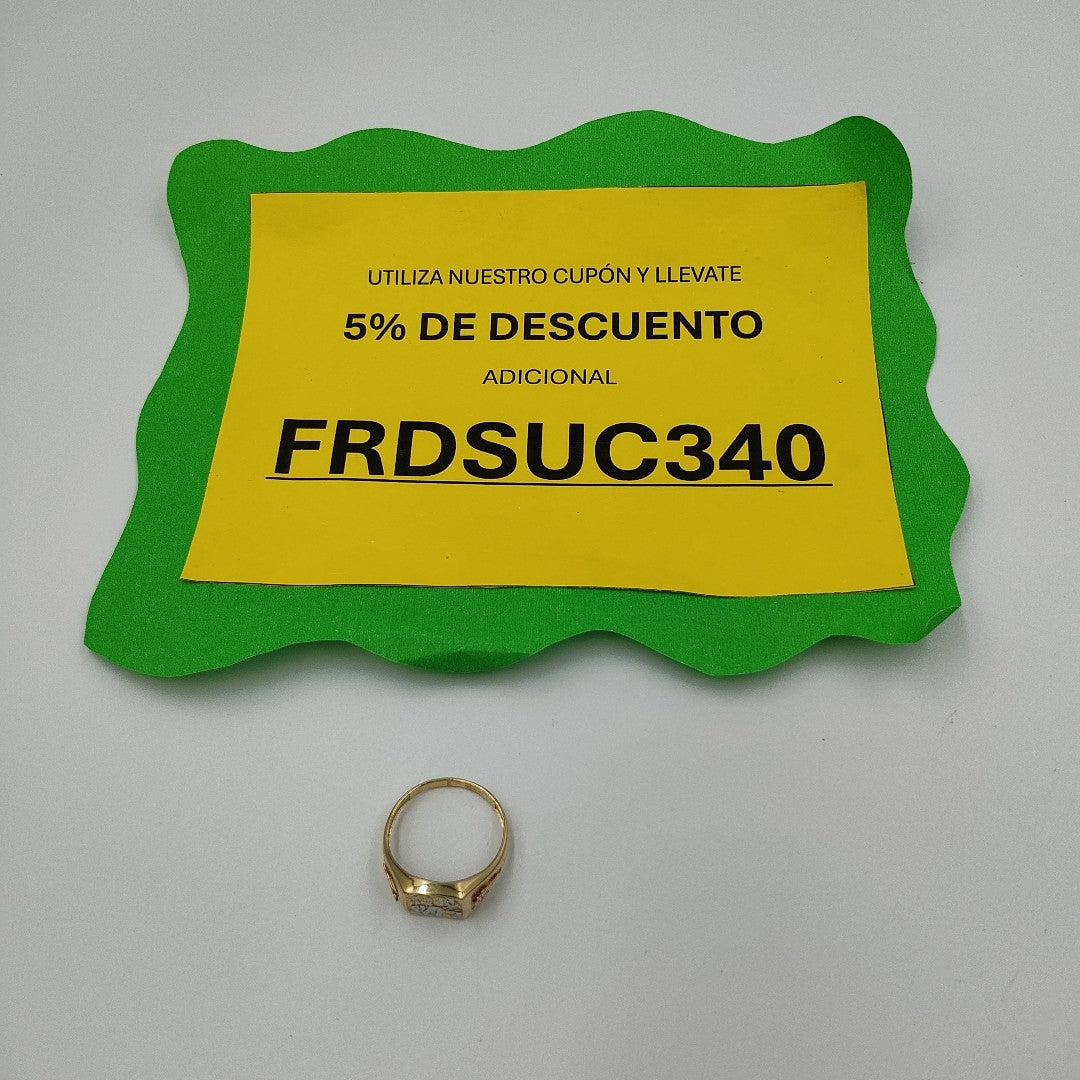 ANILLOS CABALLERO ORO 14K 5.5 (NUEVO)