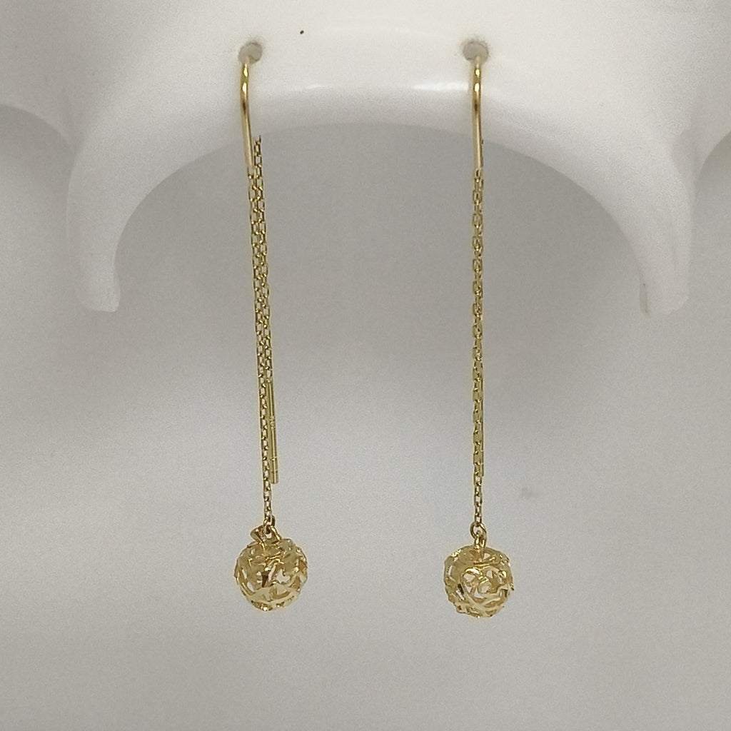 BROQUELES ORO 14K 1.6 (NUEVO)