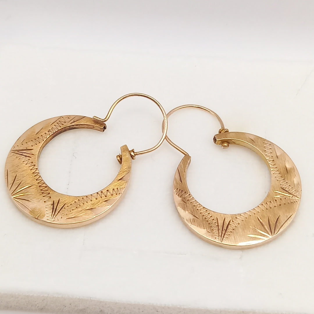 ARRACADAS PAR ORO 10 K 2,90 GRMS (SEMINUEVO)