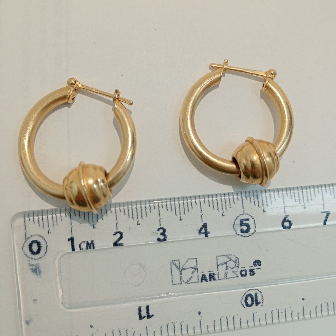 ARRACADAS PAR ORO 14 K 6,70 GRMS (SEMINUEVO)