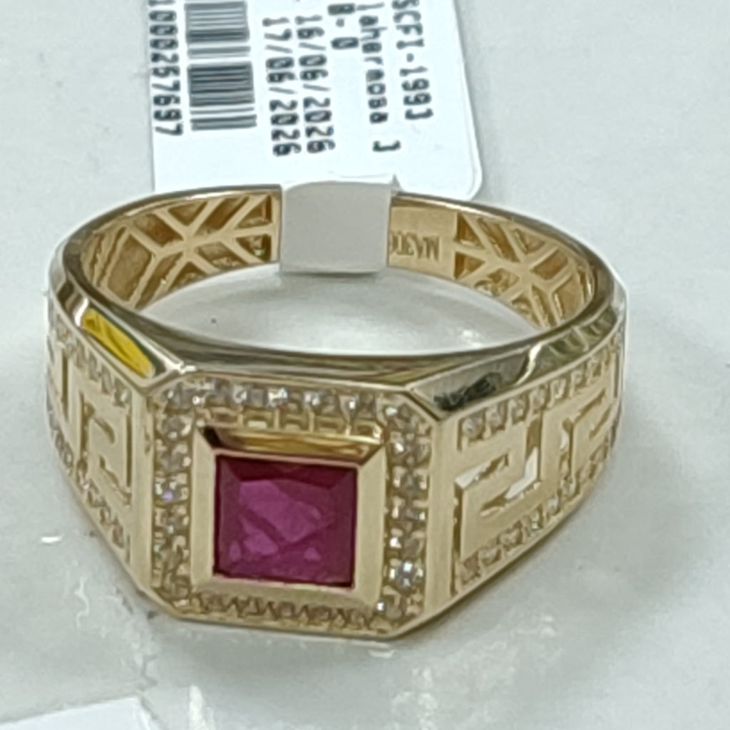 ANILLOS CABALLERO ORO 14K 5.6 (NUEVO)