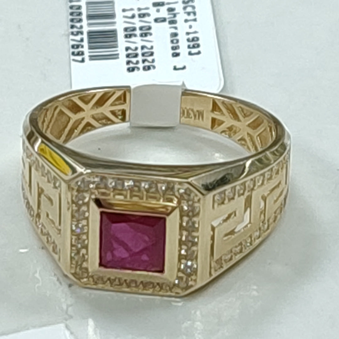 ANILLOS CABALLERO ORO 14K 5.6 (NUEVO)