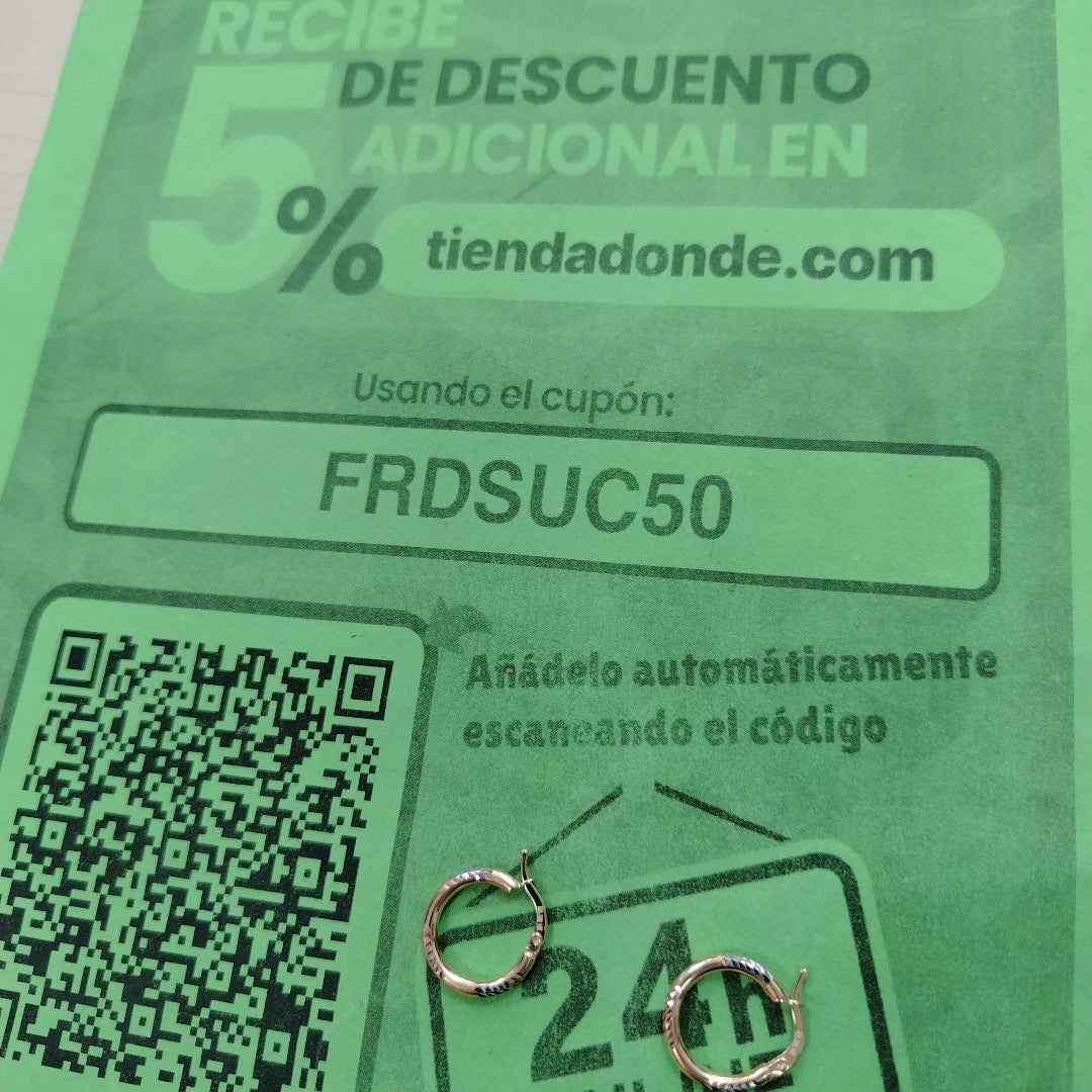 ARRACADAS ORO 14K 1.6 (NUEVO)