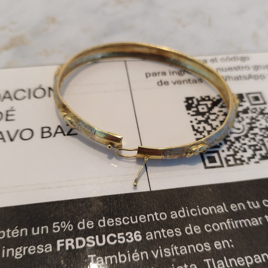 BRAZALETE ORO 14 K 7.4 GRMS (SEMINUEVO)