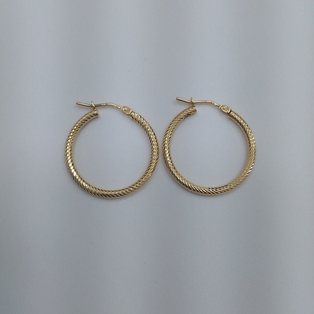 ARRACADAS PAR ORO 14 K 1.2 GRMS (SEMINUEVO)