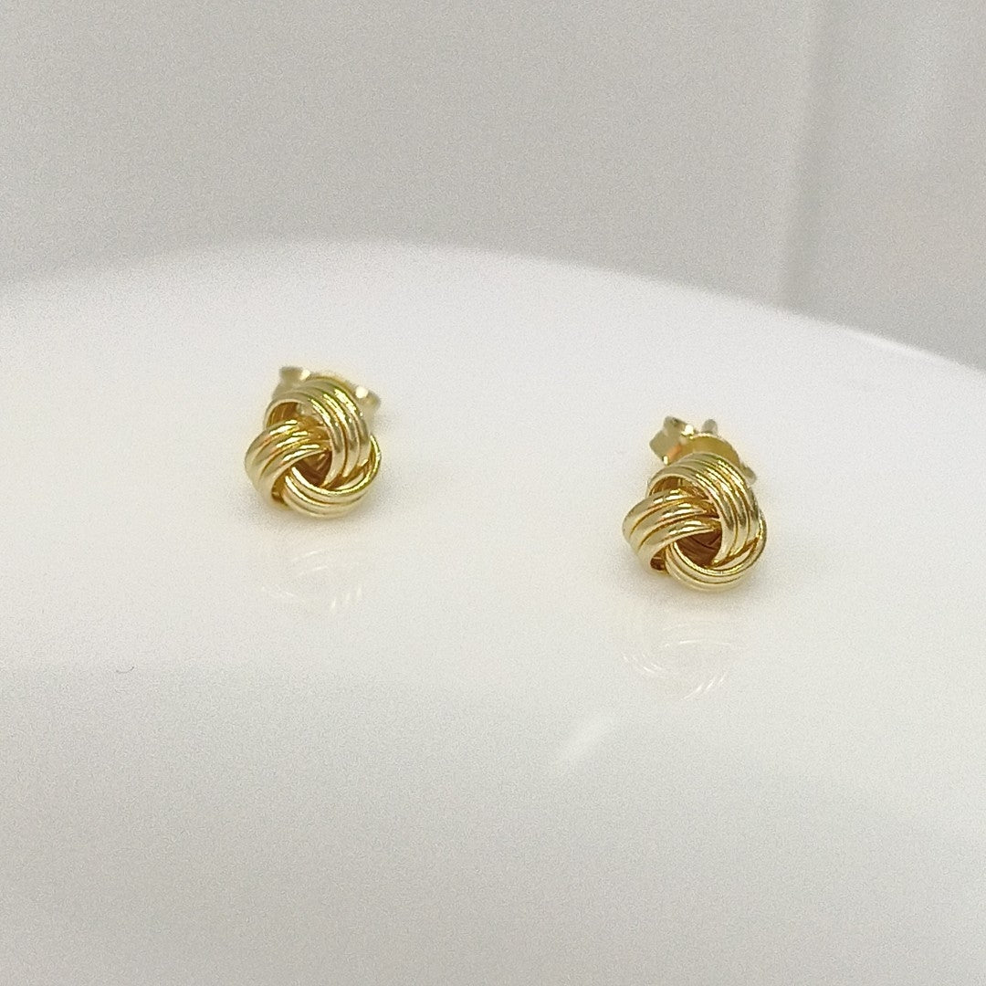 BROQUELES ORO 14K 1.1 (NUEVO)