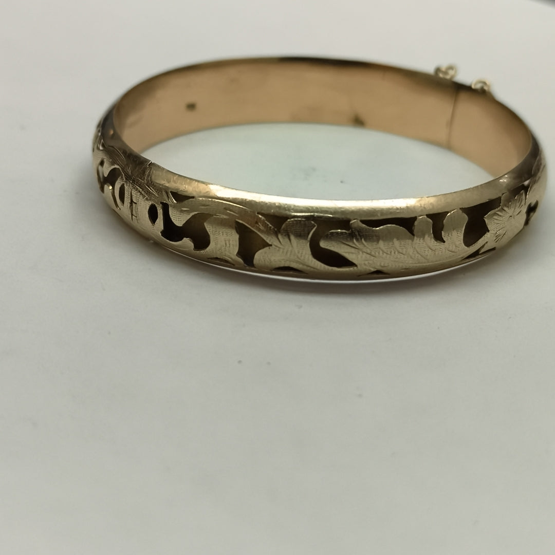 PULSERA RIGIDA ORO 14 K 21,00 GRMS (SEMINUEVO)