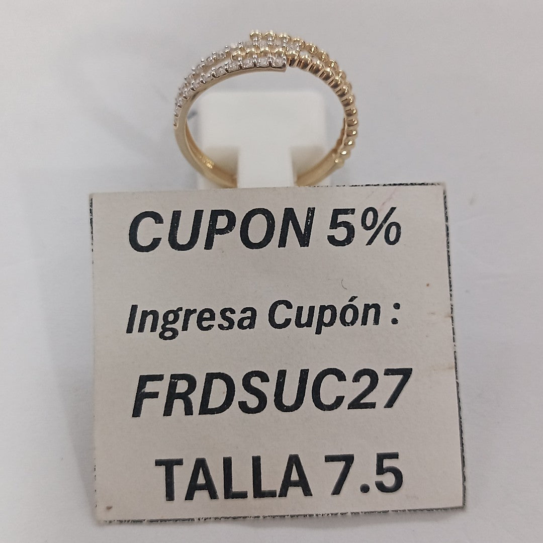 ANILLOS DAMA ORO 14K 1.6 (NUEVO)