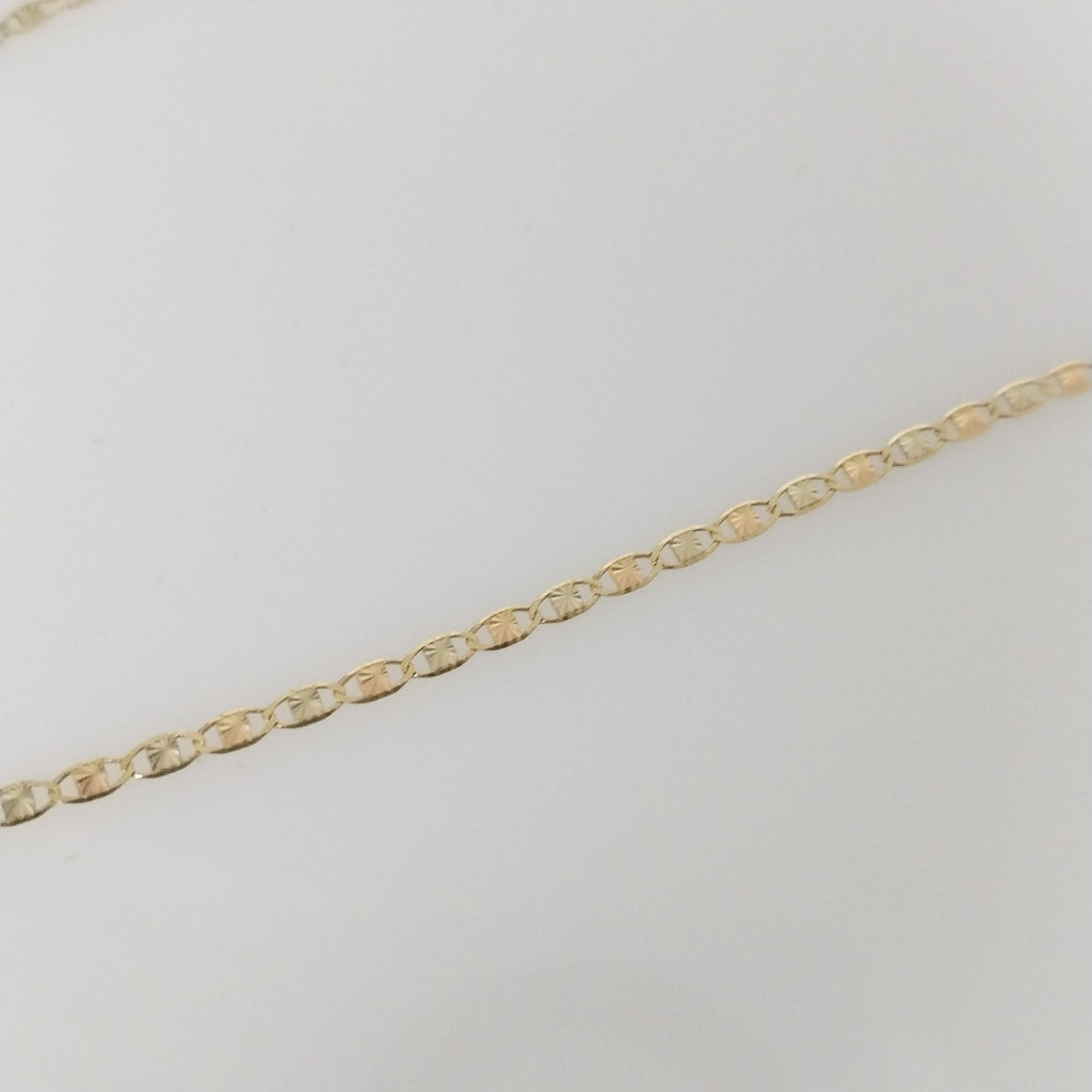 CADENAS TEJIDO GUCHI ORO 10K 55 CM 2.9 GR (NUEVO)