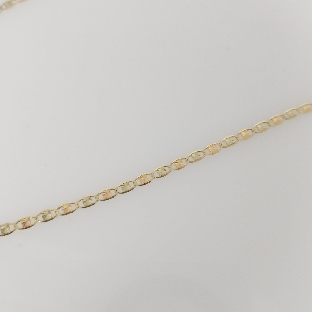 CADENAS TEJIDO GUCHI ORO 10K 55 CM 2.9 GR (NUEVO)