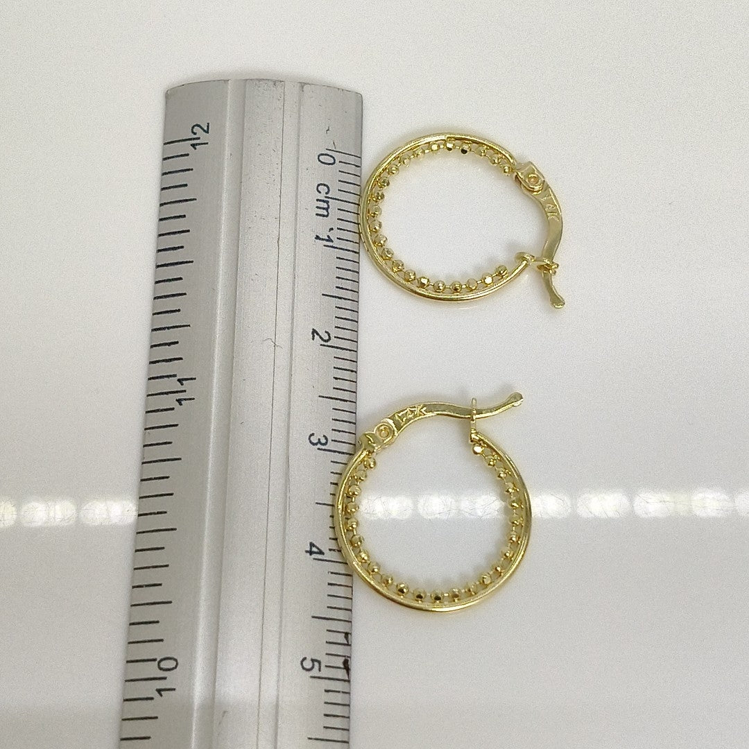 ARRACADAS ORO 14K 1.6 (NUEVO)