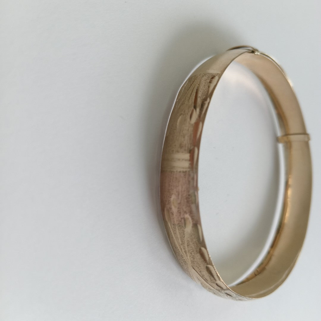 PULSERA RIGIDA ORO 10 K 6,50 GRMS (SEMINUEVO)