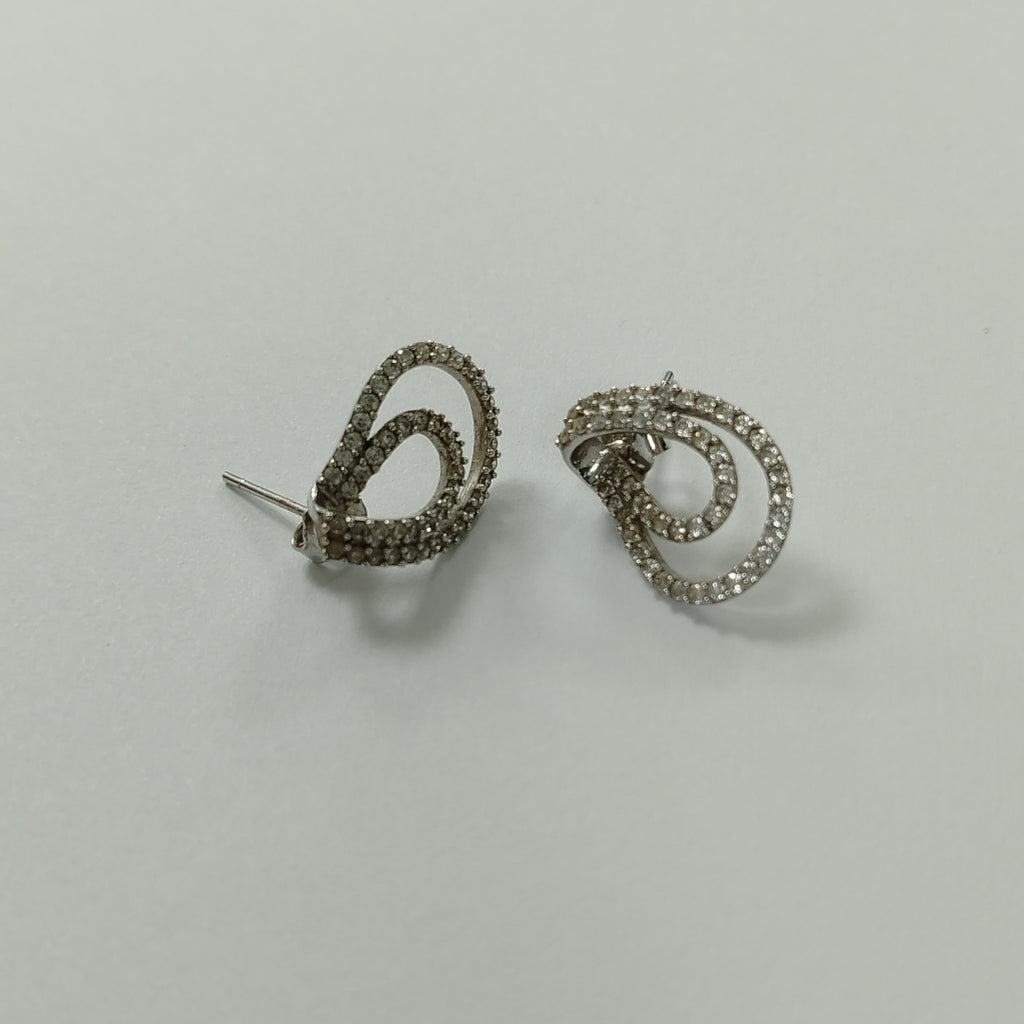 ARETES PAR ORO, ORO BLANCO 14 K 4 GRMS (SEMINUEVO)