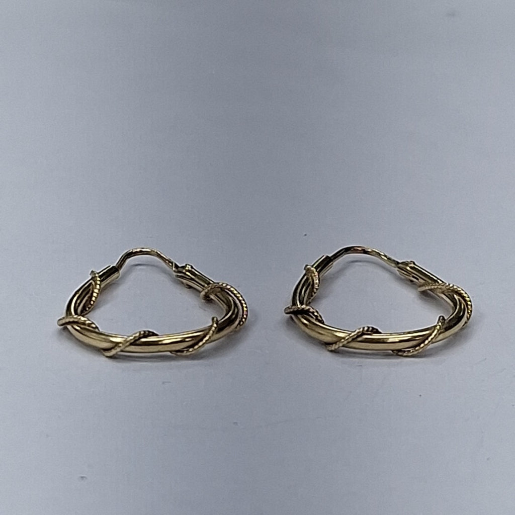ARRACADAS PAR ORO 14 K 2,40 GRMS (SEMINUEVO)