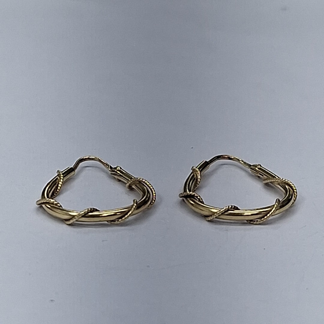 ARRACADAS PAR ORO 14 K 2,40 GRMS (SEMINUEVO)